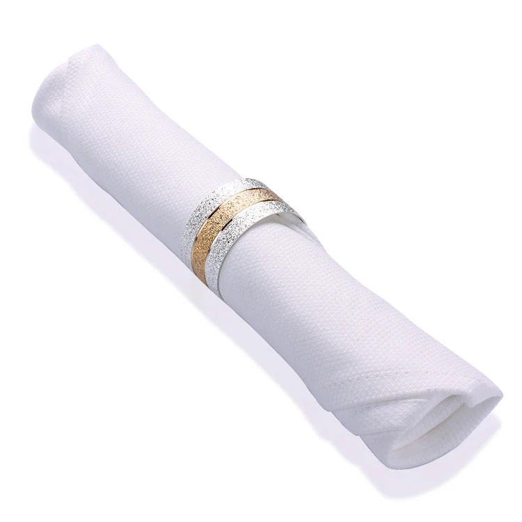 High quality 50x50cm Plain White Cotton Table Napkin for Hotel And Restaurant