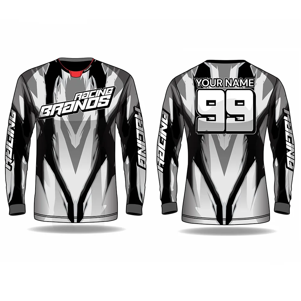 1301 Customize Motorcycle Auto Racing Wear Jersey Long Sleeve Top T-Shirt Motorcycle Clothing Causal Motocross Jersey