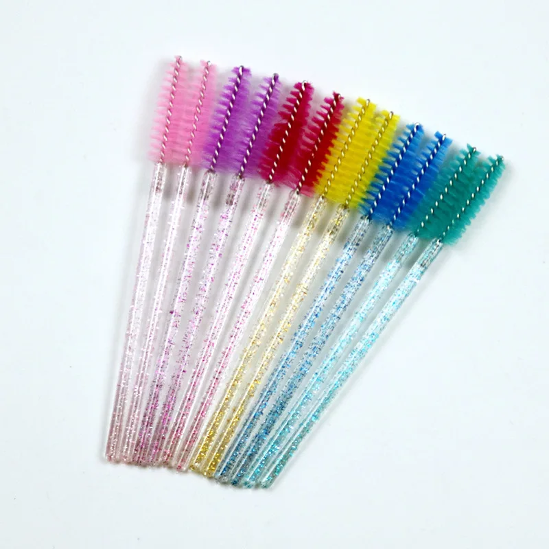 
Hot Sell eyelash brush Eye Lashes Disposable Mascara Wand Eyelash Extension Brush 