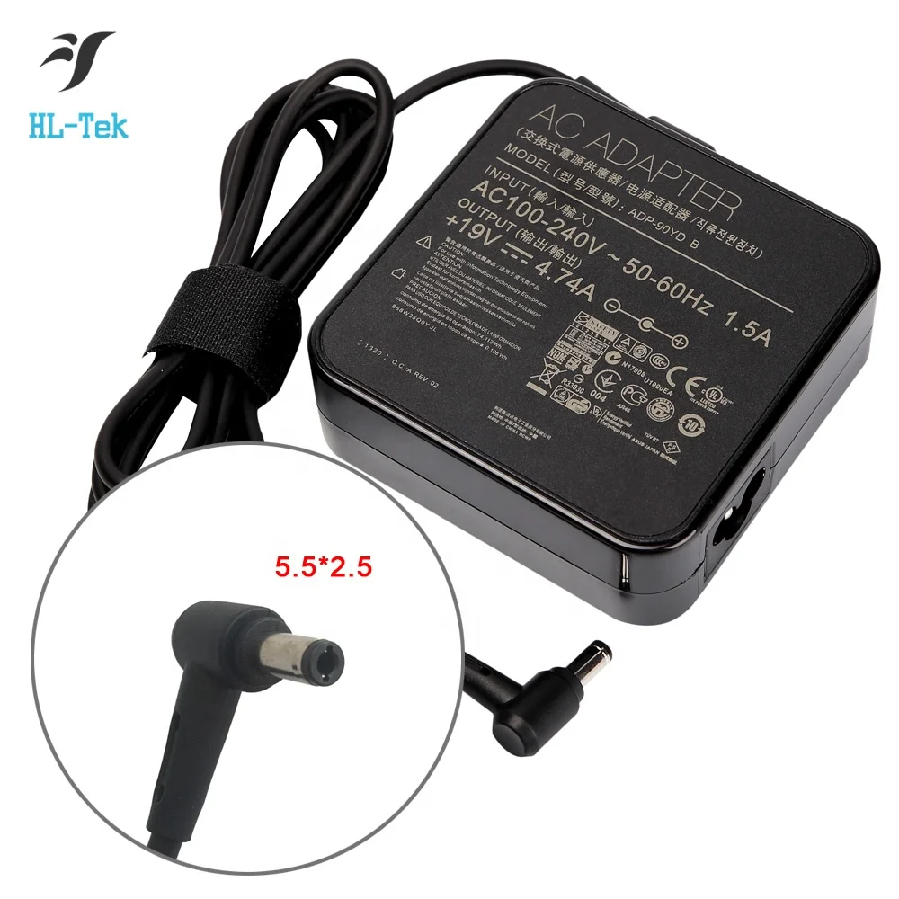 Адаптер для ноутбука Asus 19V 4.74A 90W EXA1202YH ADP-90YD B A53 A53Z U47A U50A U57A K501UX K53E K55A Q550L U56E X53E X551M