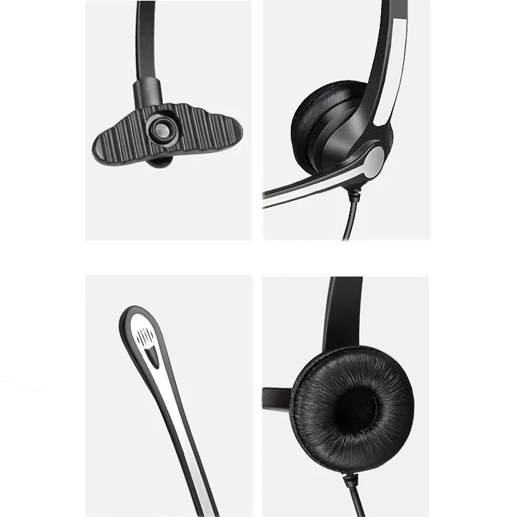 Call Center Headset with USB for Computer