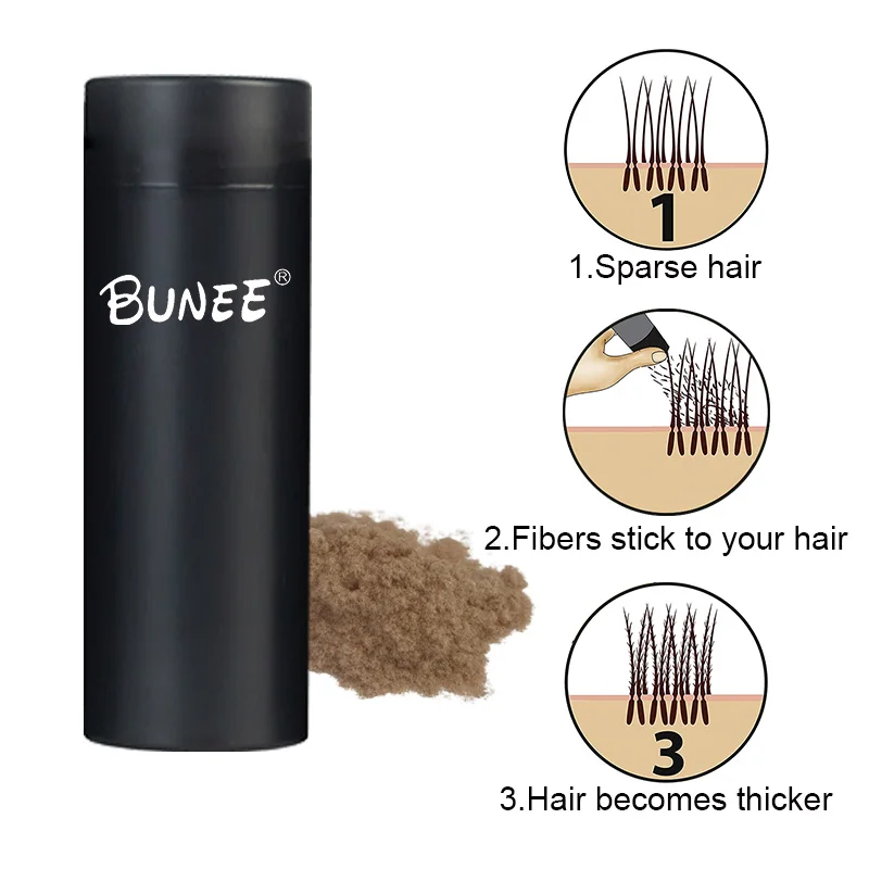 12g/25g/27g/30g  Premium Fashion Hair Building Fibers Kit with Applicator Pump