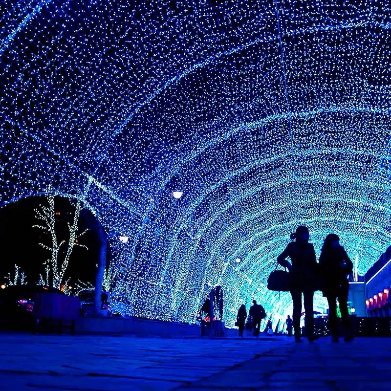 Дешевая светодиодная гирлянда diwali на солнечной батарее, Рождественское украшение для дома, 3d миниатюрные светодиодные разноцветные светильники, Рождественская гирлянда для улицы