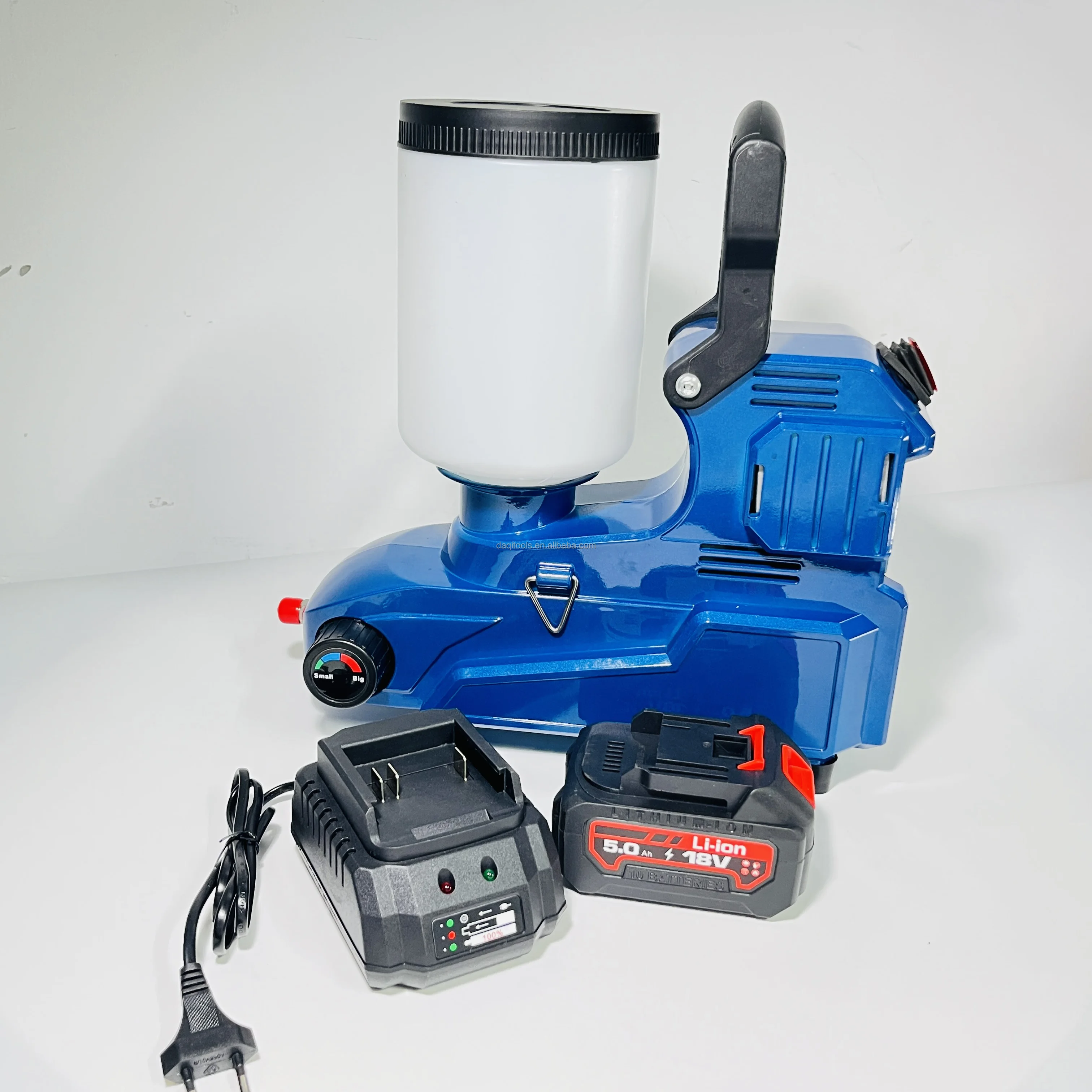DAQI 18650 18V Cordless High Efficiency Airless Paint Sprayer,3300 PSI Electric Stand Airless Paint Sprayer