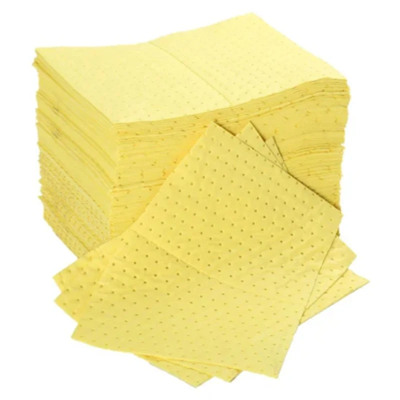 oil Absorbent  pads chemical absorbent mat 40cm*50cm spill absorption material supplier chemical suction cord