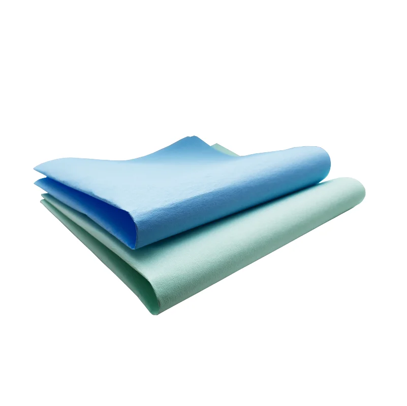 Medical disposable double sided autoclave sterilizer crepe paper wrapping paper roll