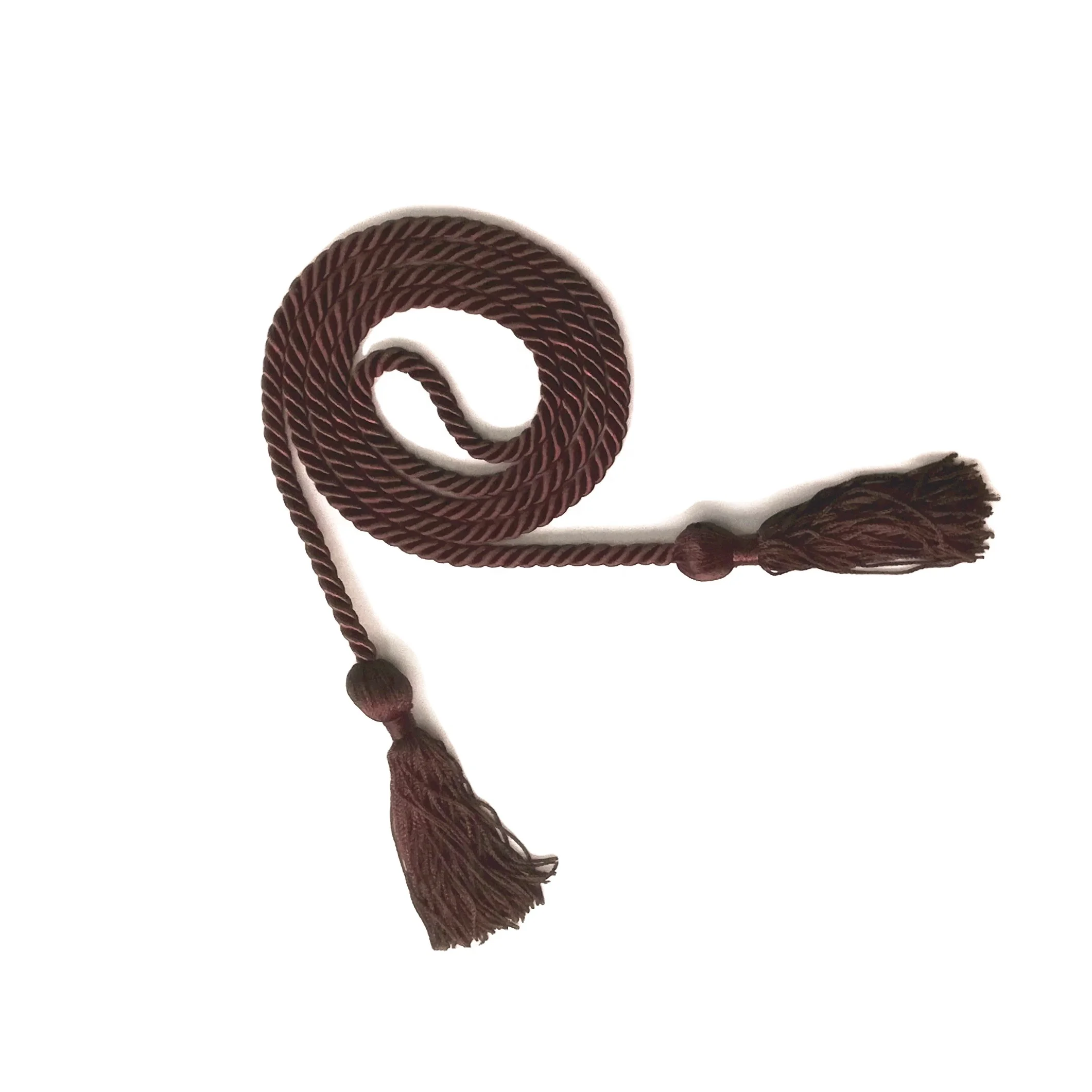 Wholesale rayon  Brown Graduation Honor Cord