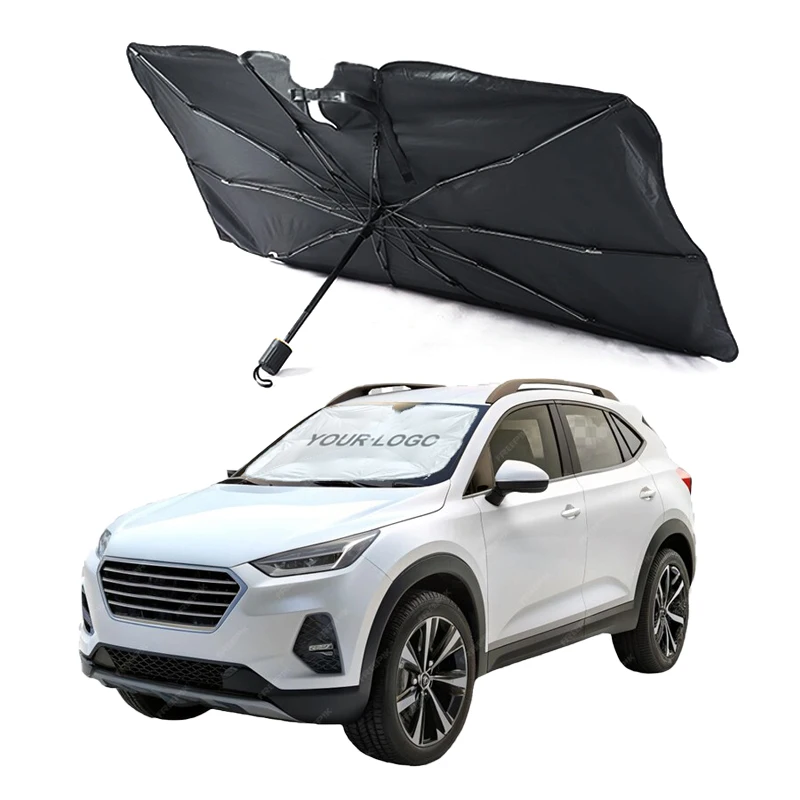 Wholesale Promotional Uv Protection Sun Shade Windshield Car Sunshade Umbrella Car Umbrella Sun Shade