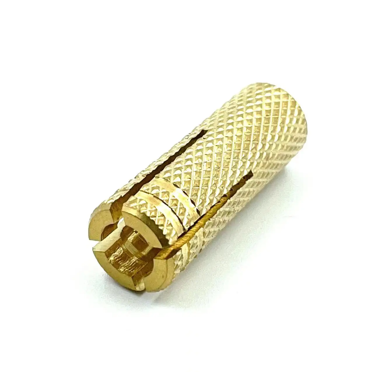Knurled body Expansion Anchor brass drop in anchor bolt m8x10x30 m10x12x35