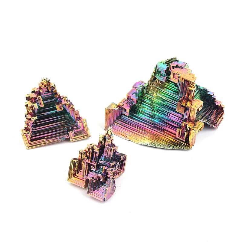 Wholesale high quality aura Bismuth ore raw mineral specimen for home decoration