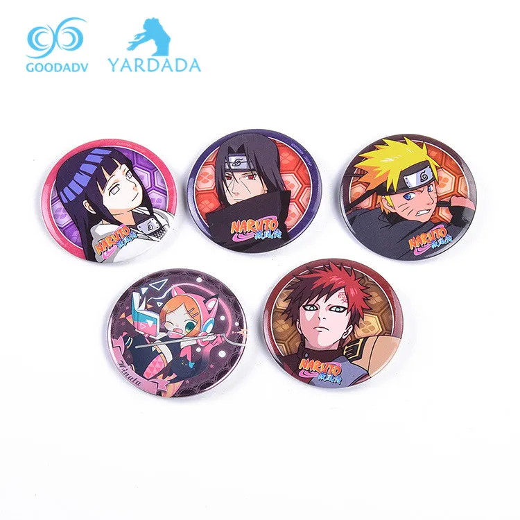 GOODADV pin button badge tin metal badge with safety pin