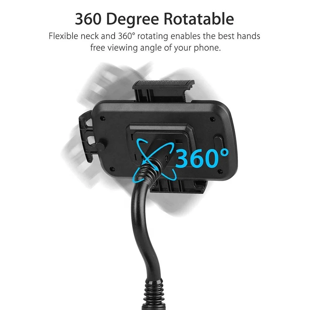 Starsky Car Cup Holder Phone Mount, Long Gooseneck Cell Phone Cup Holder with 360 Degree Rotatable Cradle