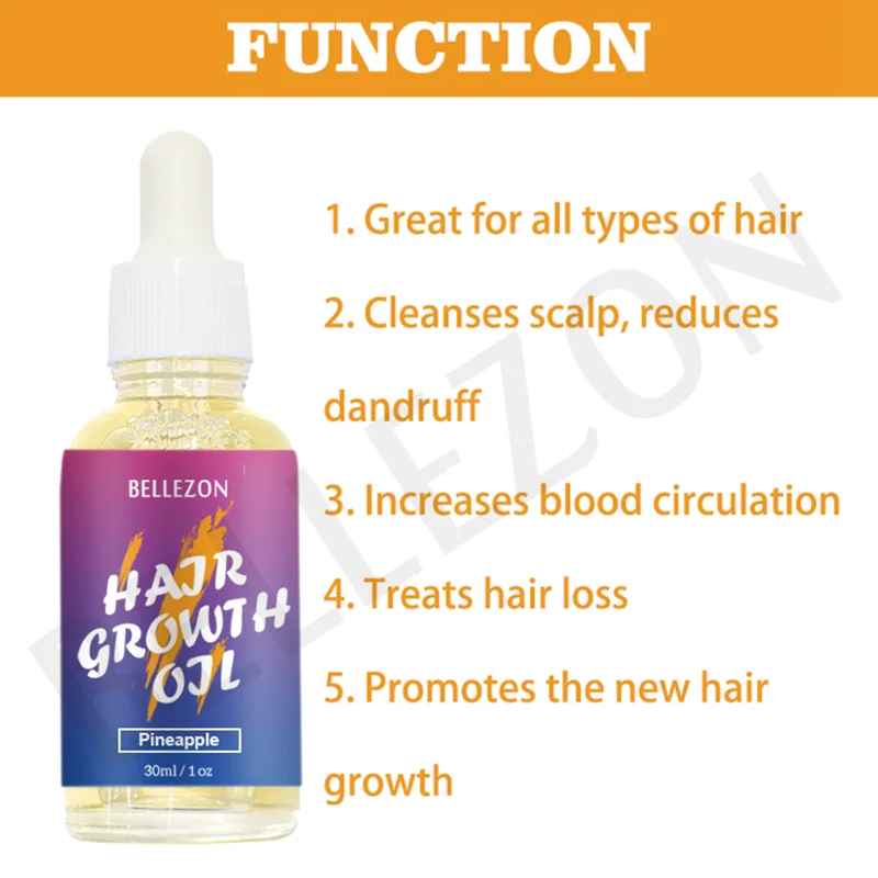 
Wholesale Private Label Natural Anti Hair Loss Hair Growth Oil Serum 