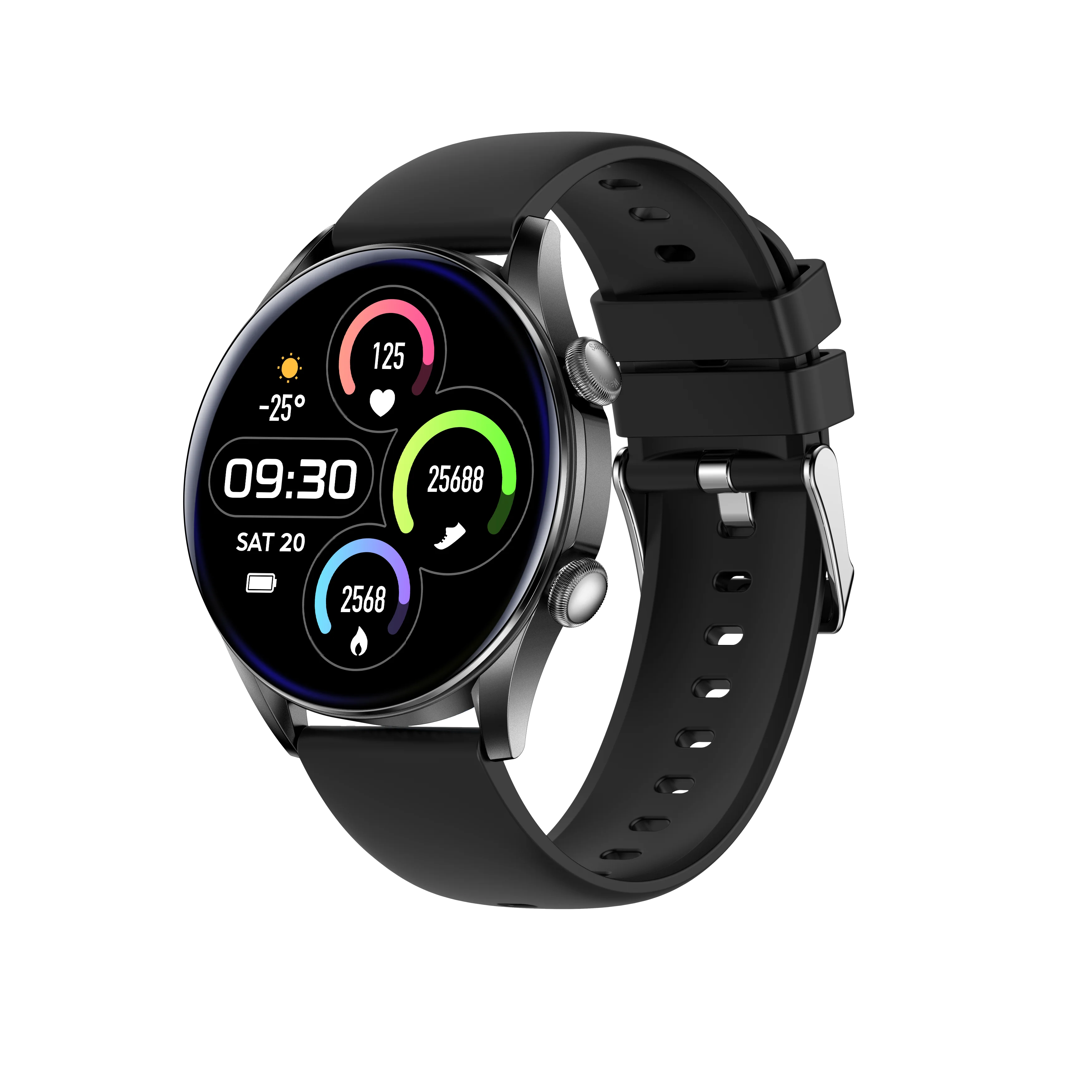 T32S Business Touch Screen Reloj Smart Watch Wholesale Health Temperature Android Mobile Phone Music Call Sport Men Smart Watch