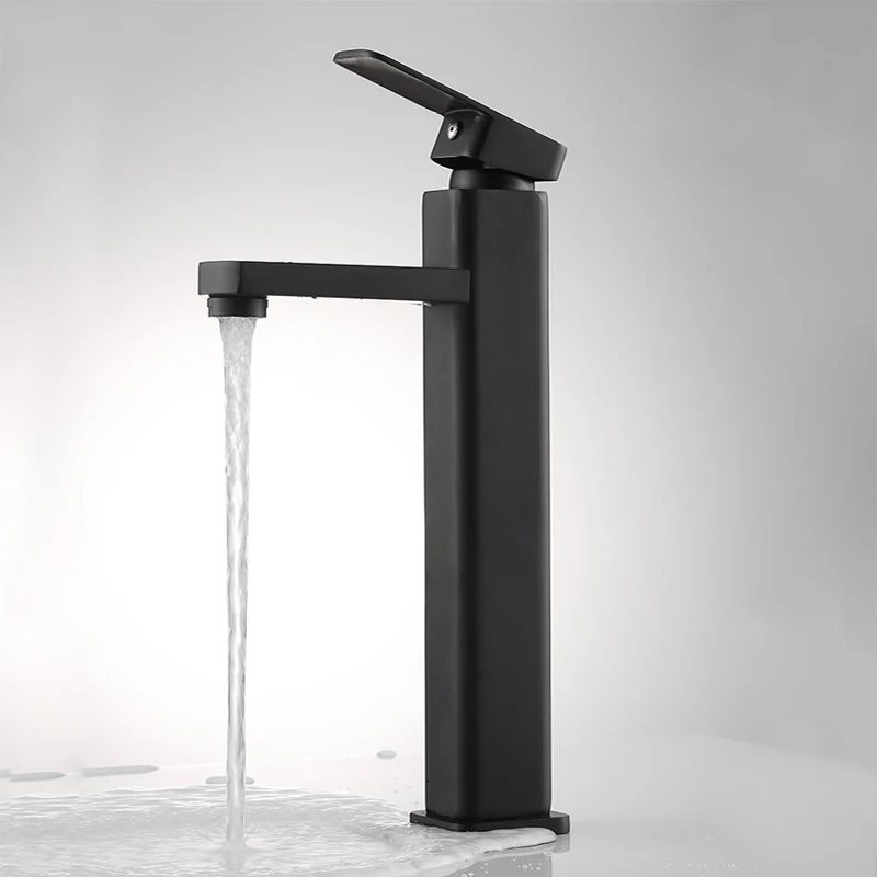 Water Saving Bathroom Faucet Single Hole Hot And Cold Water Hole Brass Bathroom Hotel Faucet hot water faucet