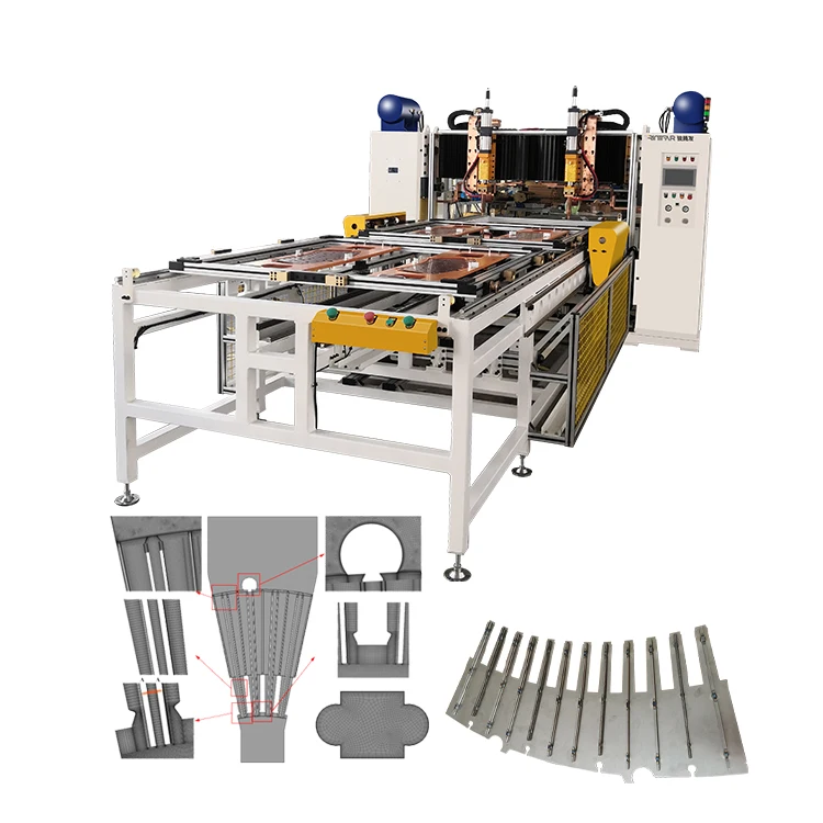 Vent Plate Assembly Spot Welding Machine For Generator Stator Ventilation Plate Automatic Welding Machine
