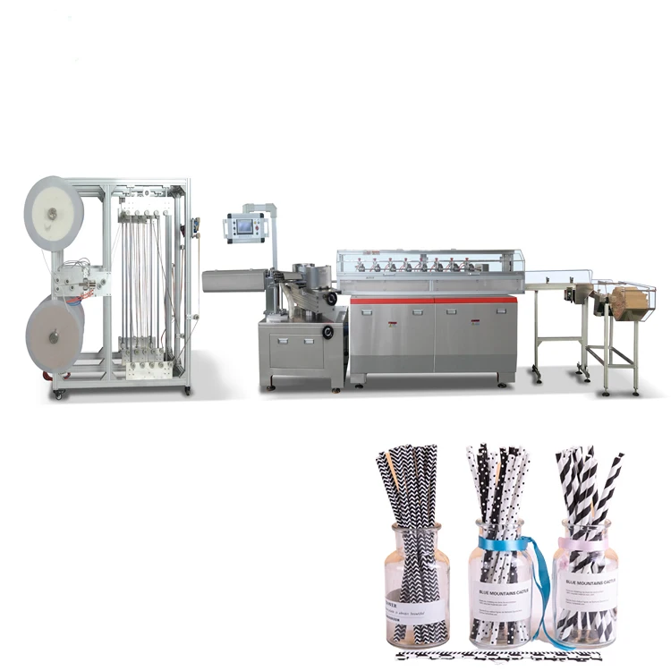 Attractive price new type packaging  single straws paper wrapping machine