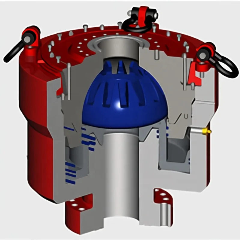 Integral Type Shenkai Ram Annualr BOP Tapered Rubber Packer Core