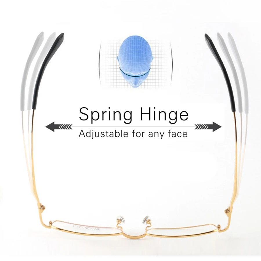 Pure Titanium Optical Glasses Frame Men Ultralight Square Myopia Prescription Eyeglasses Male Full Frame Eyewear