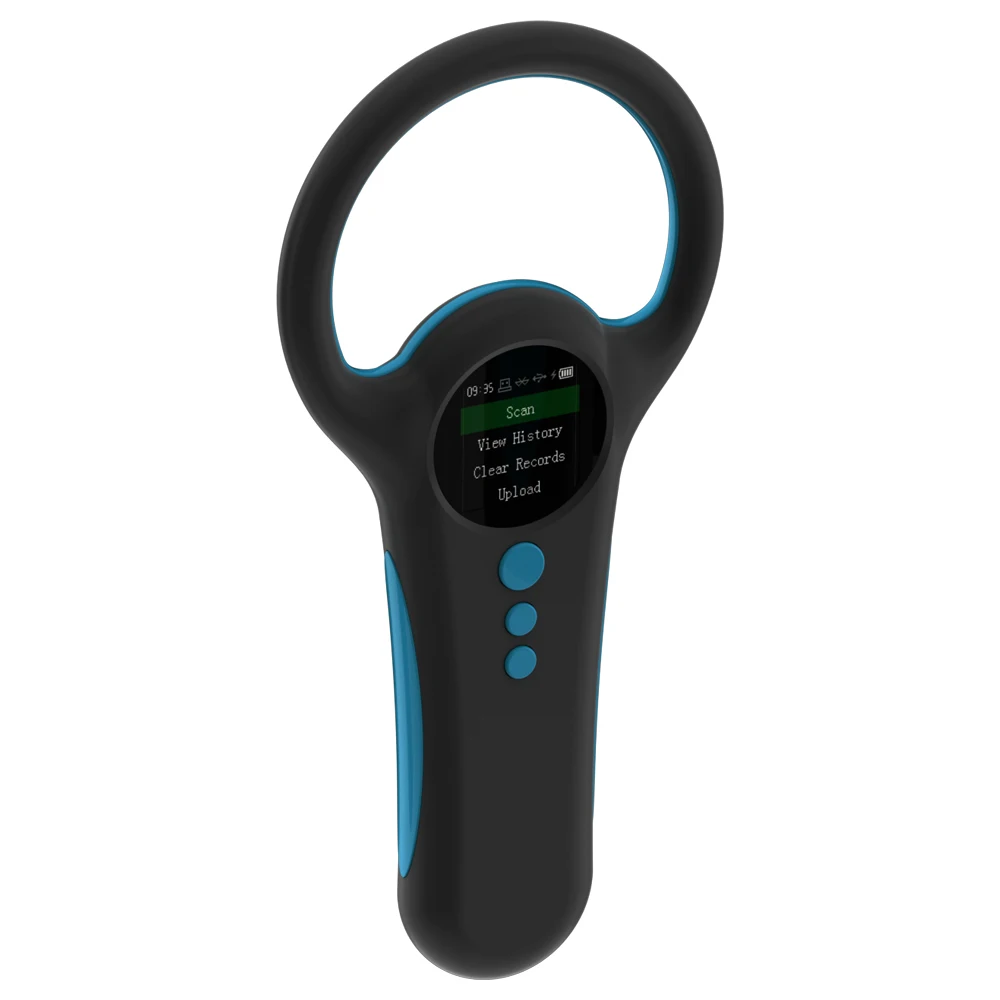 New Model  W91A Dog scanner pet animal chip range rfid handheld portable reader 134.2Khz pet microchip long range reader