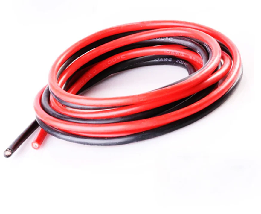 factory directly supply High Temperature Cable Silicone Coated Wire Low Voltage Flexible Silicon Cable