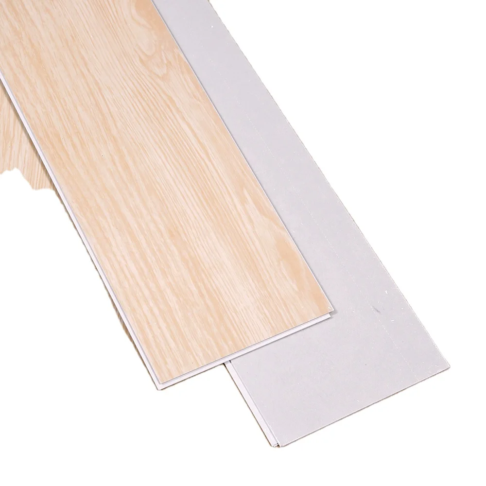 Guangzhou Factory Manufacturer Waterproof vinyl flooring Polyvinyl chloride tile 4 mm SPC PVC home office plastic floor