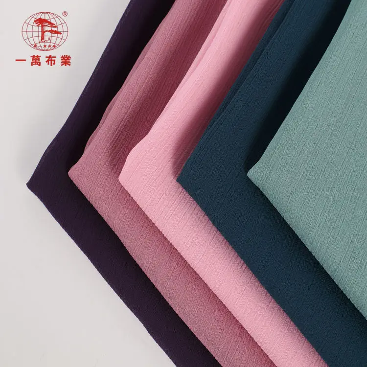 Новый дизайн под заказ, высокая шифоновая крепированная ткань для платья