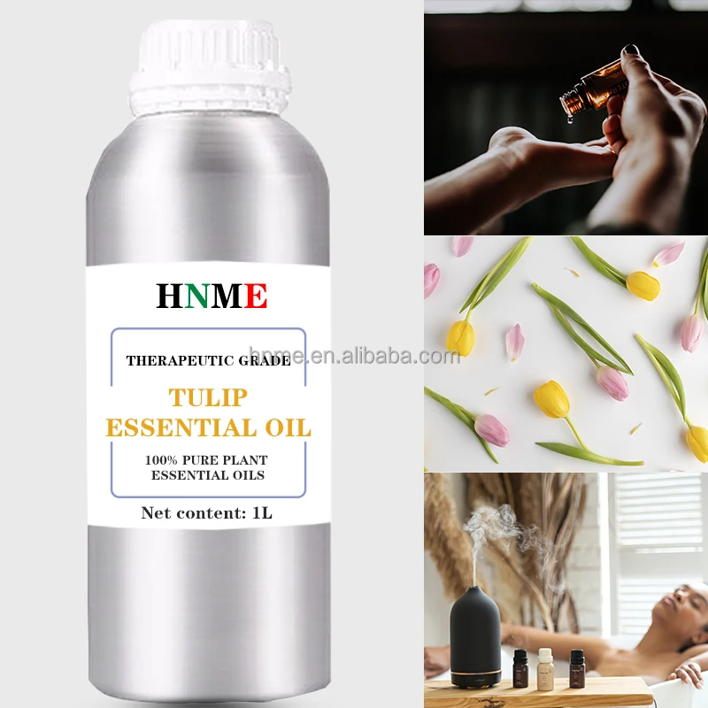 Top organic tulip flower essential oil 100% pure plant therapeutic grade essential oil massage chest breast enhancement