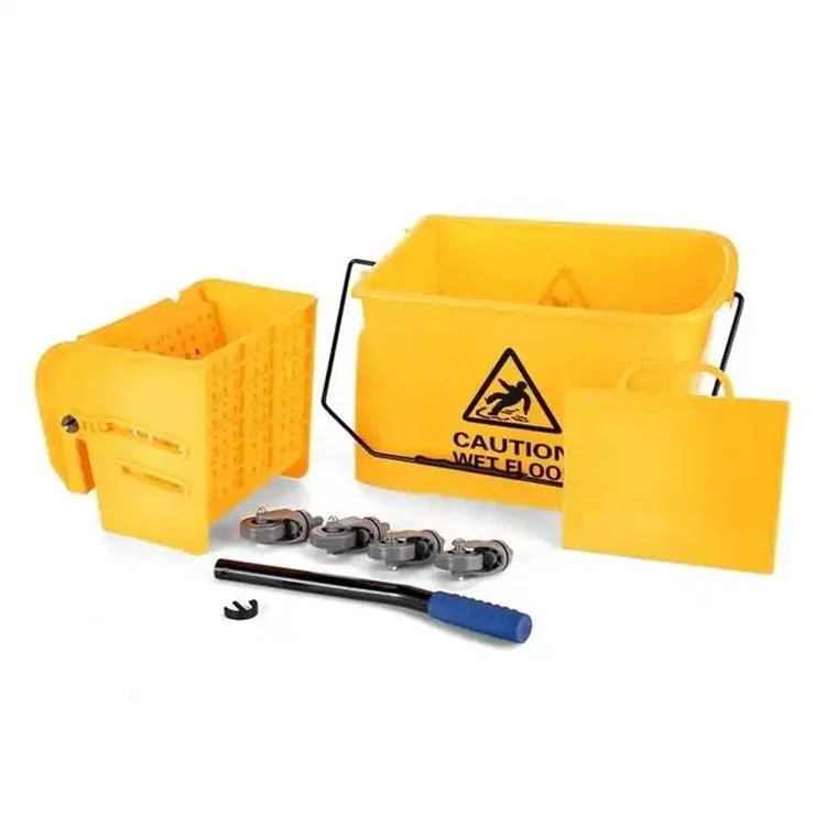 Wholesale Plastic Squeezer Cart Commercial Mop Bucket Wringer Floor Cleaning Mop Bucket