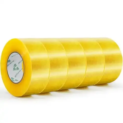 Factory Manufacturing High Quality BOPP Wrapping Tape Single Sided White Adhesive OPP Roll Strong Bond High Visibility