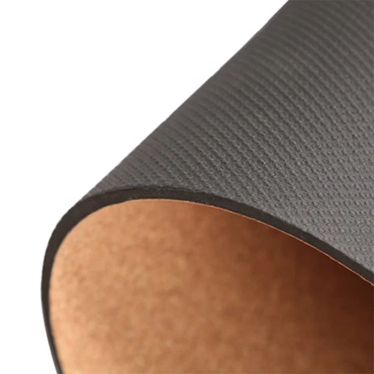 Portable Lightweight Premium Non-slip eco-friendly 5mm natural Cork TPE Pilates mat Yoga Mat