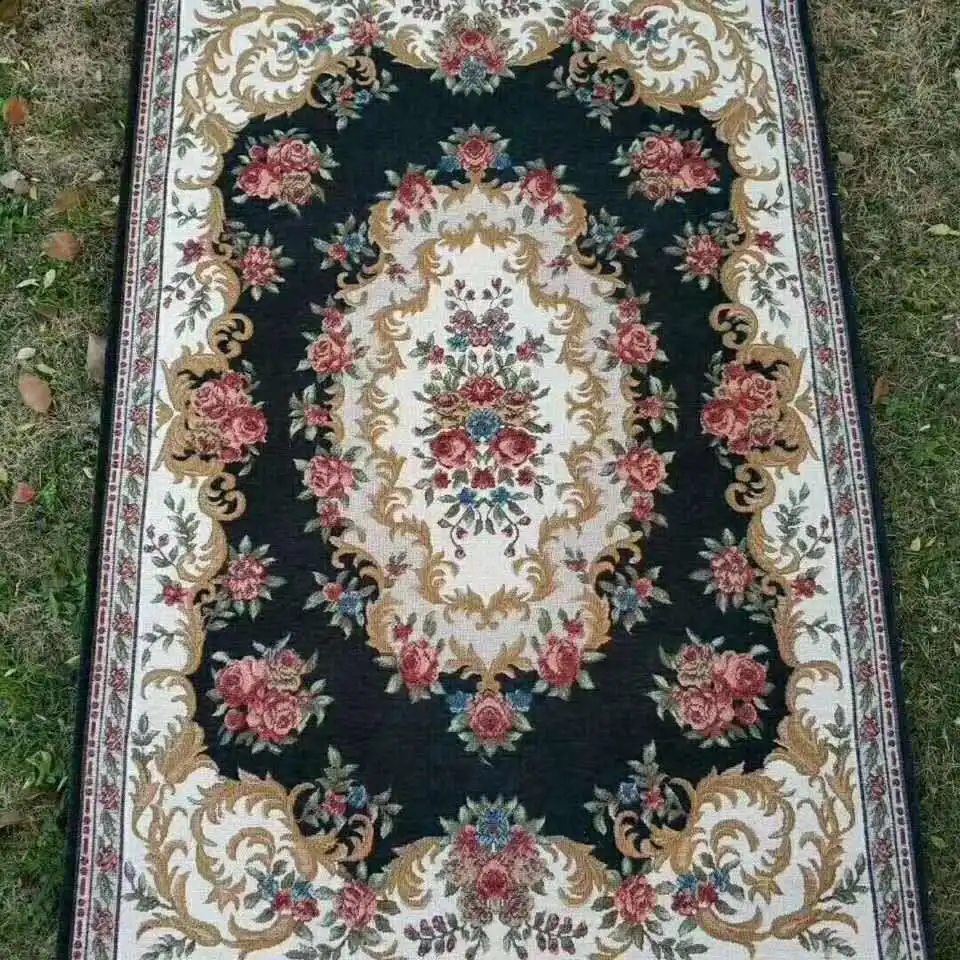 Composite material Prayer Carpet Soft Plush And Thick Jacquard Islamic Carpet Worship Muslim Prayer Mat With Tassel