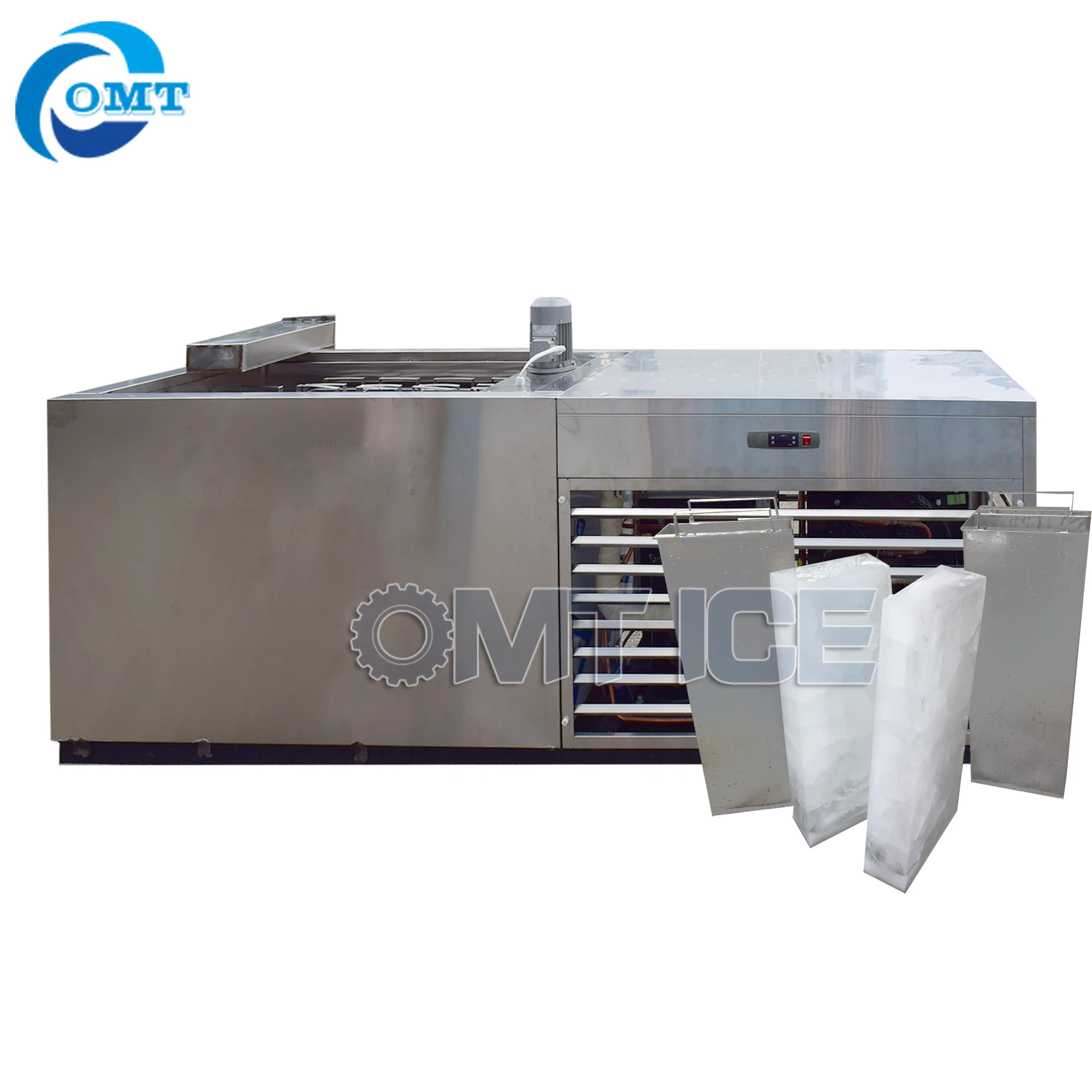 
Small power consumption solar powered ice maker 500kg a day 