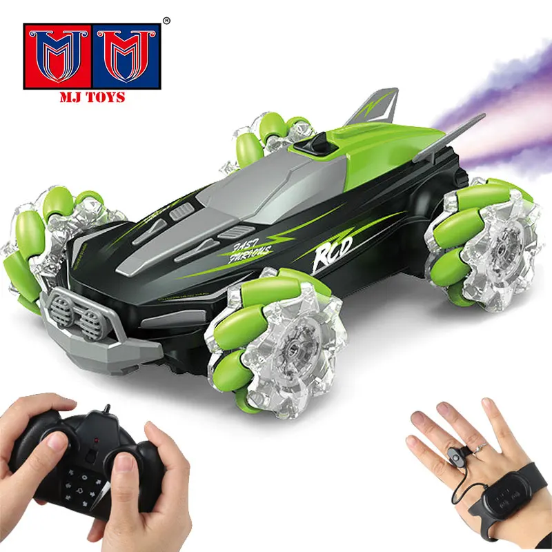 Custom Low Price 360 2.4Ghz High Quality Watch Gesture Package Remote Control Spray Off Road Clambing Toy Rc Stunt Car