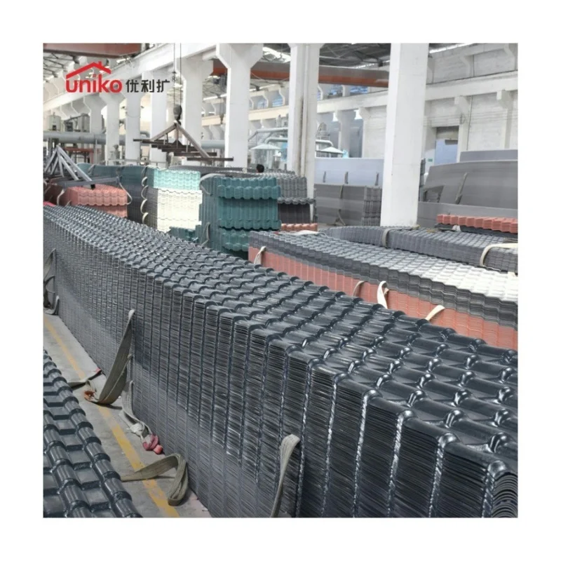 Synthetic Traditional 3 layer upvc roofing sheet Low Cost Spanish Terracotta Stone pvc roofing Prices Roof Tiles For House