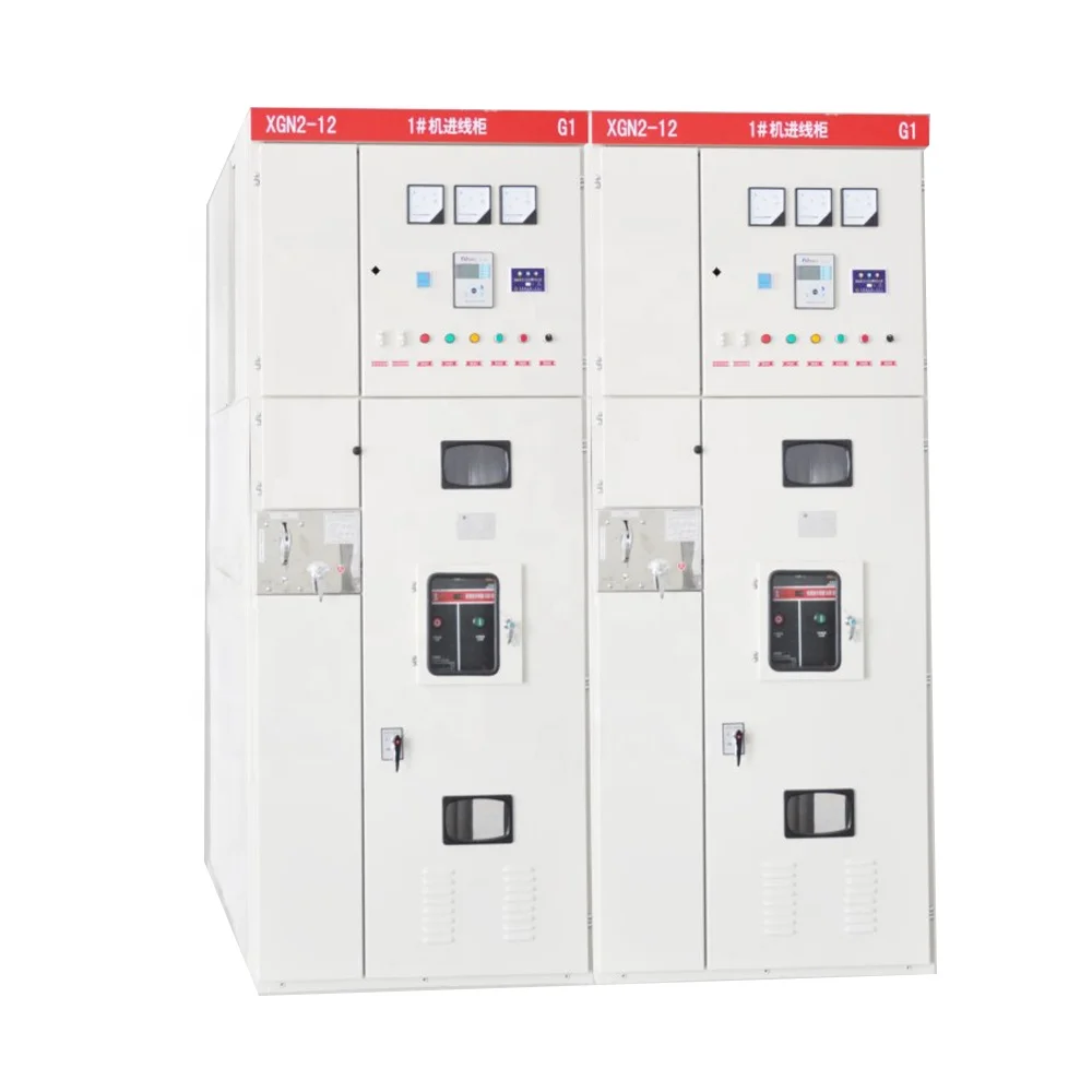 XGN2 3.6KV 7.2KV 12KV 630-2500A Indoor Box-Type Fixed Metal Enclosed Power distribution switchgear