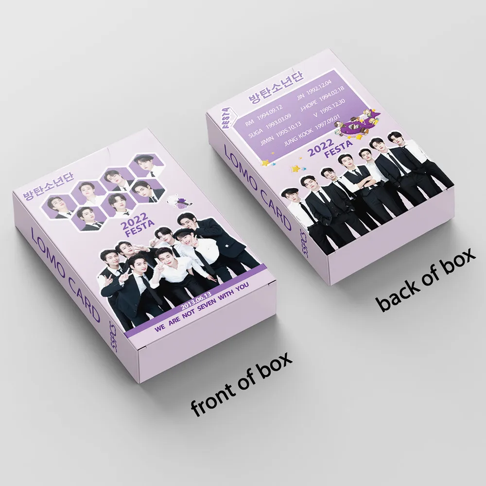 Wholesale Kpop Idol 55Pcs/Set Lomo Card Bangtan Boys PROOF Festa SUGA JIMIN Photo Card