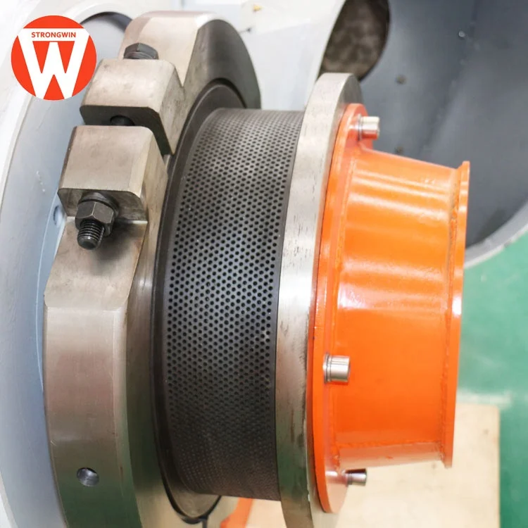 Henan factory supply pig cattle poultry feed making machine feed pellet mill with ce