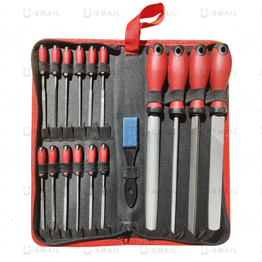 Manufacturer Wholesale Different types Chain saw Wood rasp file Diamond needle files set T12 17pcs steel File