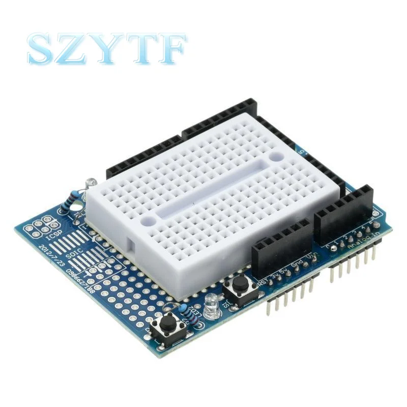 Smart Electronics UNO Proto Shield Prototype Expansion Board With SYB-170 Mini Breadboard Based For Arduino UNO ProtoShield DIY