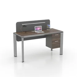 Office Furniture Melamine Board Wooden Computer Online Desk Of Office Modular Workstation