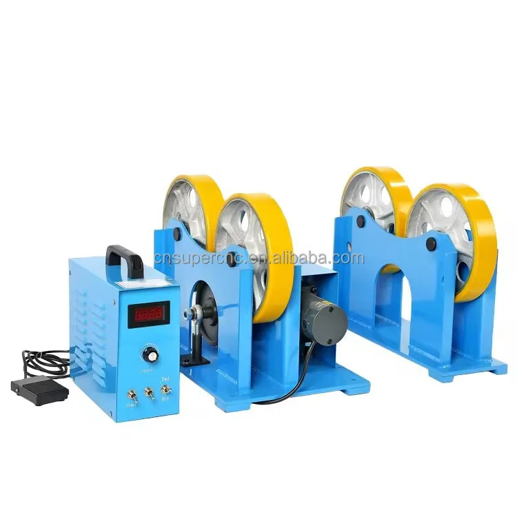 Supercnc 1 Ton Arm Automatic Pipe Roller Rotating Table Welding Rotator