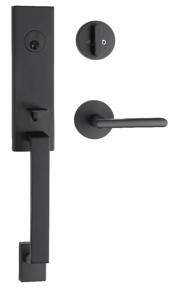 Лидер продаж входные ручки трубчатые Handleset черная краска замок двери ANSI класс 3 жилой