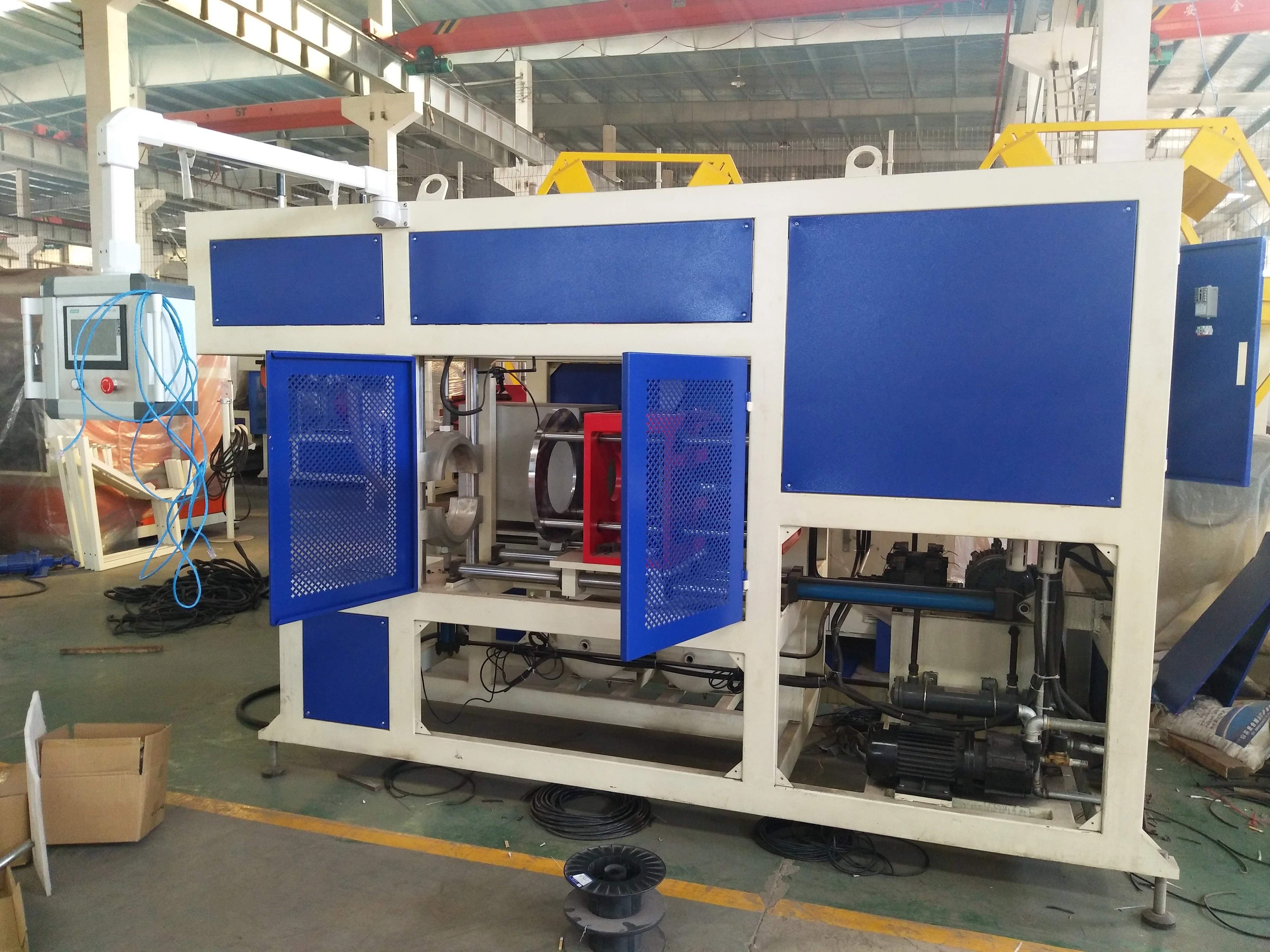 
Rectangular Type Plastic Pipe Belling Machine 