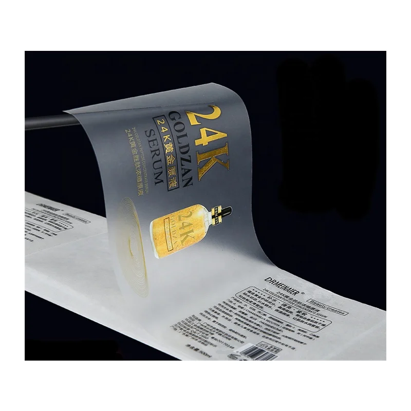 Manufacturer Cheap Custom Packaging Labels Vinyl Stickers With Logo,Clear Custom Cosmetic Labels For Cosmetic Bottles