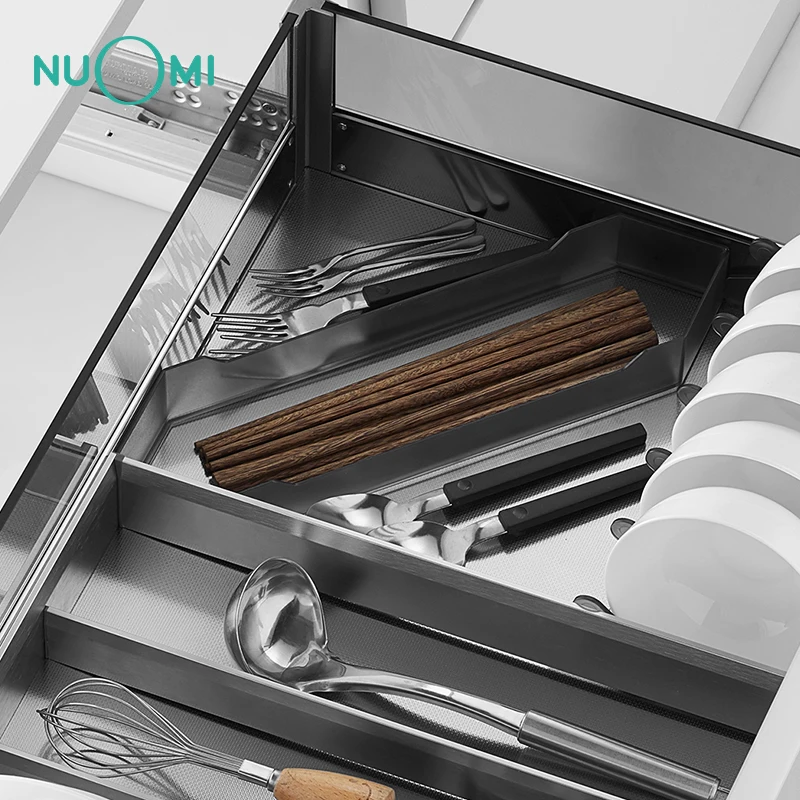 NUOMI PURPLE CRYSTAL series Superior Quality Kitchen Drawer Basket kitchen storage rack