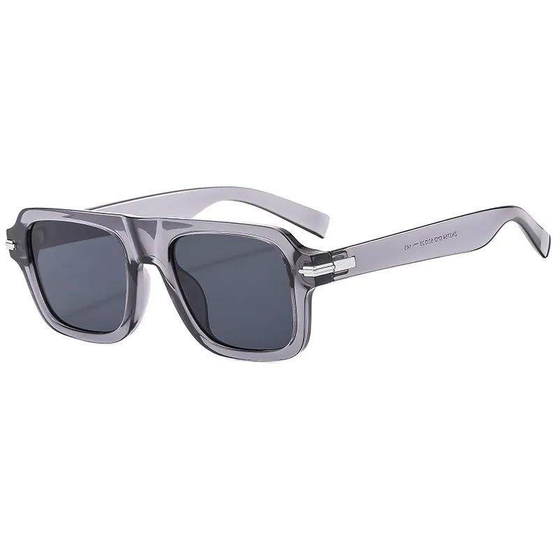 Qsky vintage unisex driving sunglasses uv400 men outdoor sport sunglasses eyeglass square frames for women