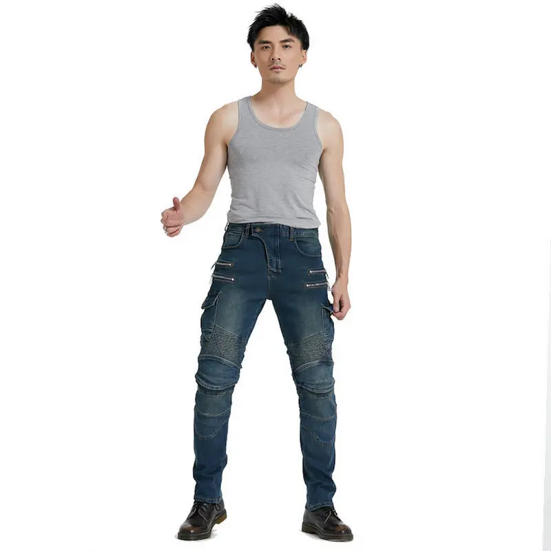 Pants Ce Armours Men Motorcycle Riding Jeans Pants Moto Jeans Protective Gear Mens Leather Motorcycle Pant Padded Trouser