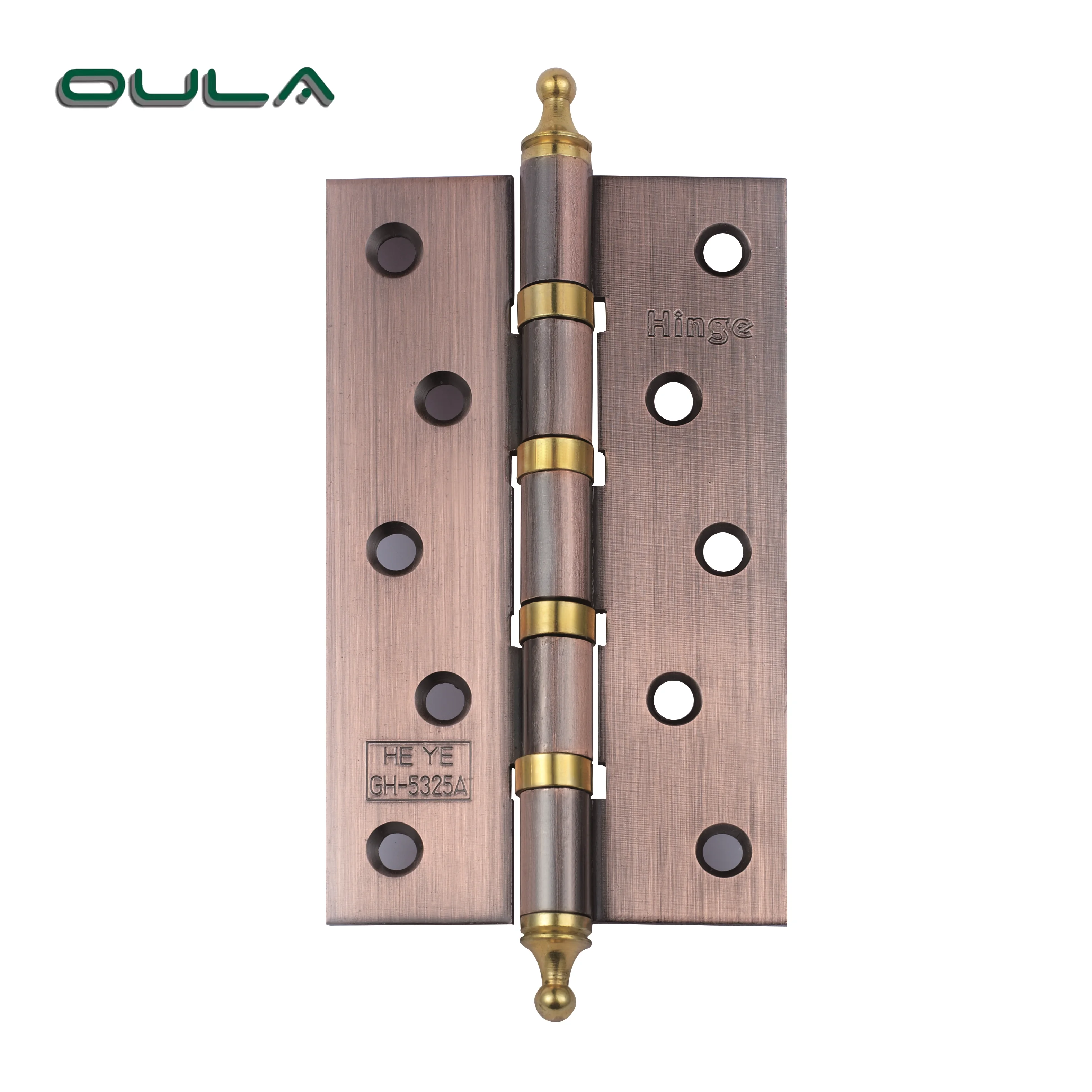 Antique copper color butt balls bearing pivot wood door hinges 5 inch  cabinet door pivot hinge