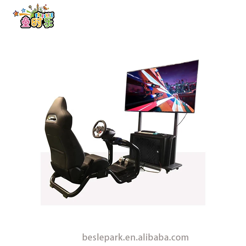 Besirui  High Speed Arcade Machine Kids Electronic Racing Game Customized F1 Driving Car Simulator